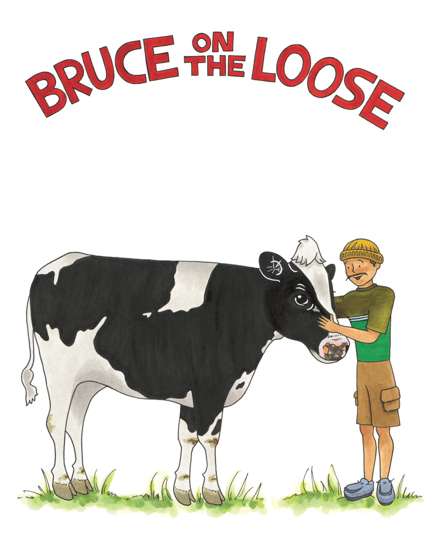 Bruce On The Loose Illustration Book